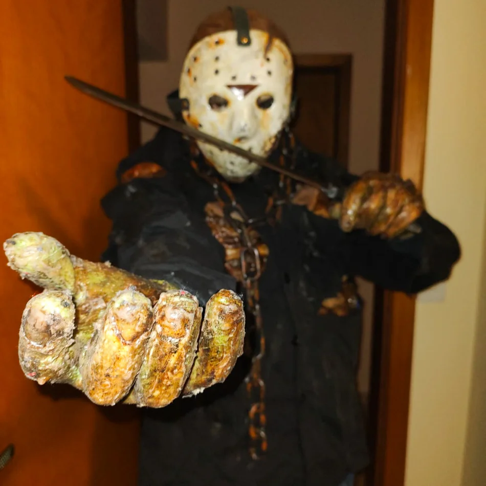 Chegada do Jason para festa de Halloween na região de Mairinque Chegada do Jason para festa de Halloween na região de Mairinque